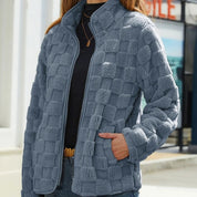 Nikki | Stilfull kort fleecejacka för en trendig look
