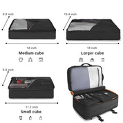 BANGE 35–45 l Reiserucksack, Handgepäck-Rucksack, strapazierfähige, umwandelbare Reisetasche, passend für 17,3-Zoll-Laptops, für Männer und Frauen 2