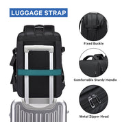 BANGE 35–45 l Reiserucksack, Handgepäck-Rucksack, strapazierfähige, umwandelbare Reisetasche, passend für 17,3-Zoll-Laptops, für Männer und Frauen 5