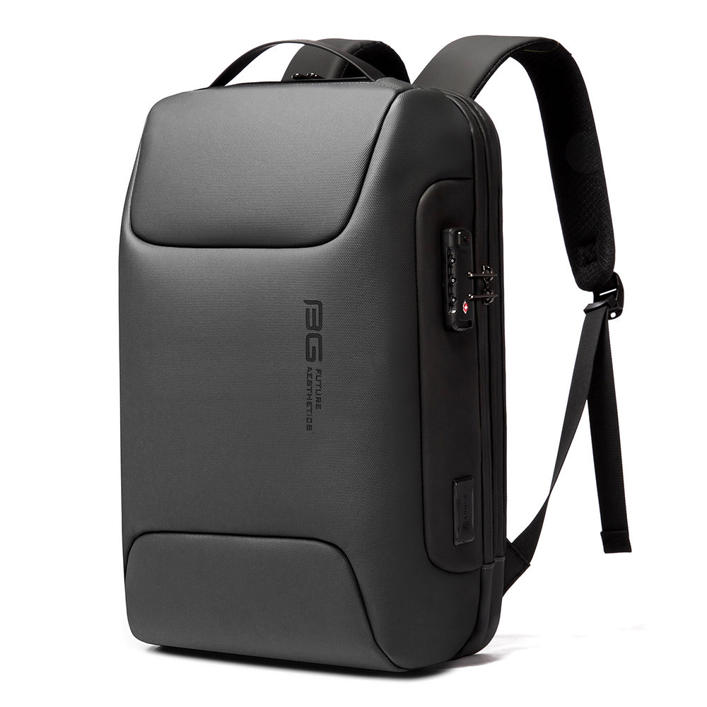 BANGE Anti-Diebstahl-Rucksack mit USB-Ladeanschluss, leichter Business-Rucksack für Männer und Frauen 6