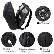 BANGE BUSINESS 15,6 ZOLL LAPTOP-RUCKSACK FÜR MÄNNER UND FRAUEN 4
