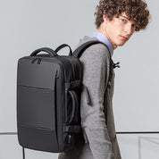 BANGE Business Trip Travel Wasserdichter Erweiterungsrucksack Flugzugelassener Handgepäck-Rucksack 6