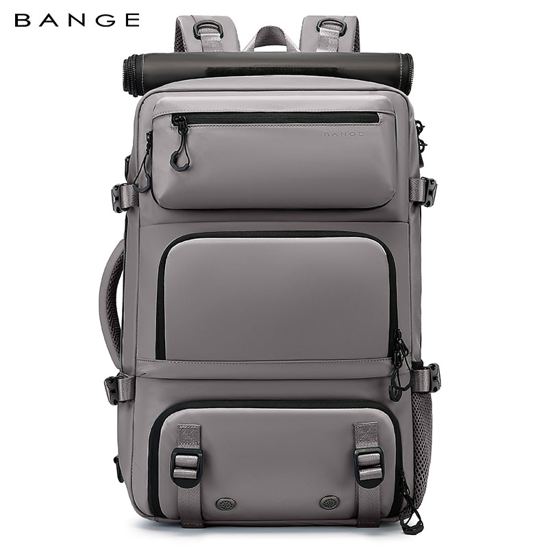 BANGE Multifunktions-Reiserucksack mit abnehmbarem Diebstahlschutz und Schuhfächern 10