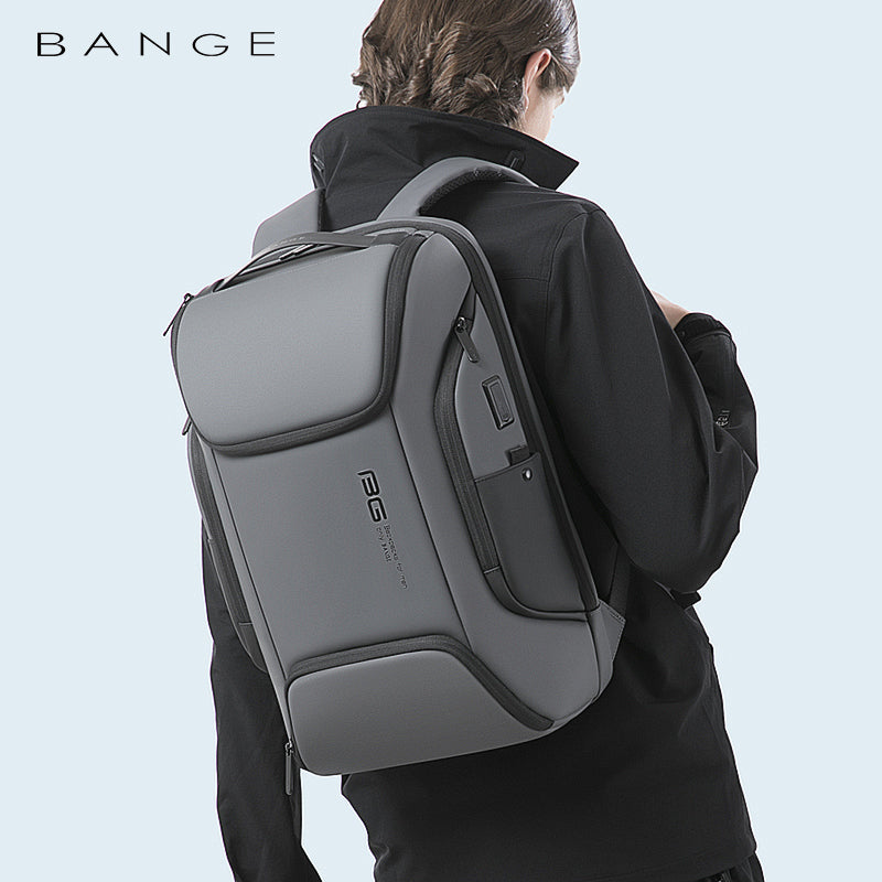 BANGE Neuer USB-Ladeanschluss passend für 15,6-Zoll-Laptop-Rucksack für Männer 6