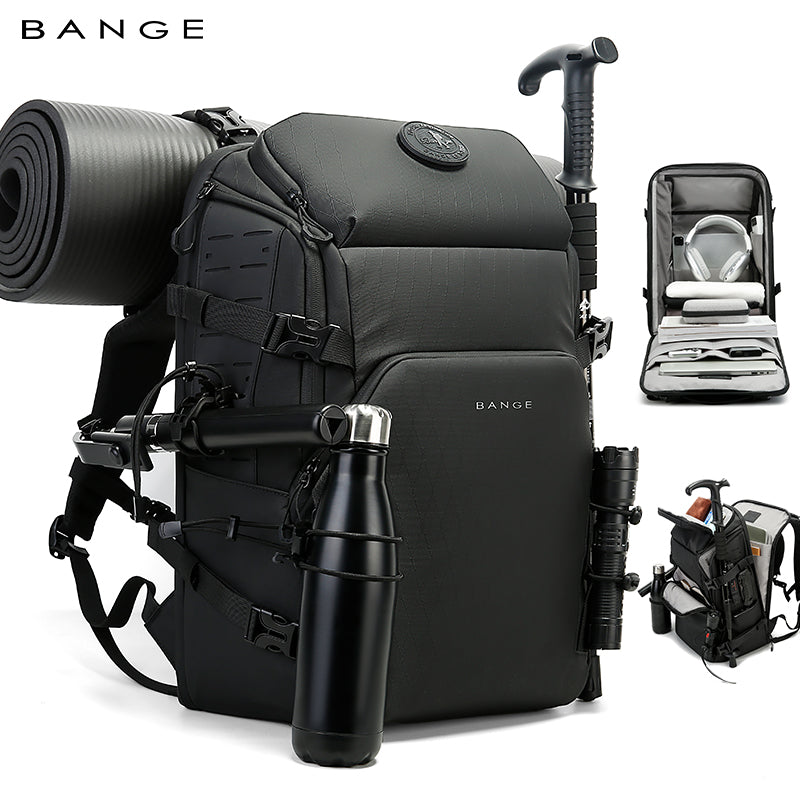 BANGE Neuer heißer Verkauf Premium Große Kapazität Täglich 17 Zoll Wasserdicht Outdoor Wandern Männer Laptop Rucksack 0