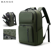 BANGE Neuer organisierter wasserdichter Pendler-Business-Schulrucksack 9