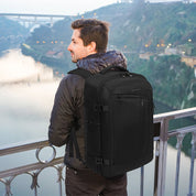 BANGE Reise-Rucksack für Herren, 40 Liter, FAA-flugzugelassene Wochenendtasche (Rucksack mit 3 Fächern) 0