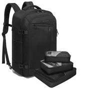 BANGE Reise-Rucksack für Übernachtungen, 40-Liter-Wochenendtasche mit FAA-Flugzulassung (Rucksack mit 3 Fächern) 0