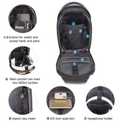 BANGE Sling Bag Wasserdichter Shell Crossbody Bag Rucksack für Männer mit USB-Ladeanschluss 2