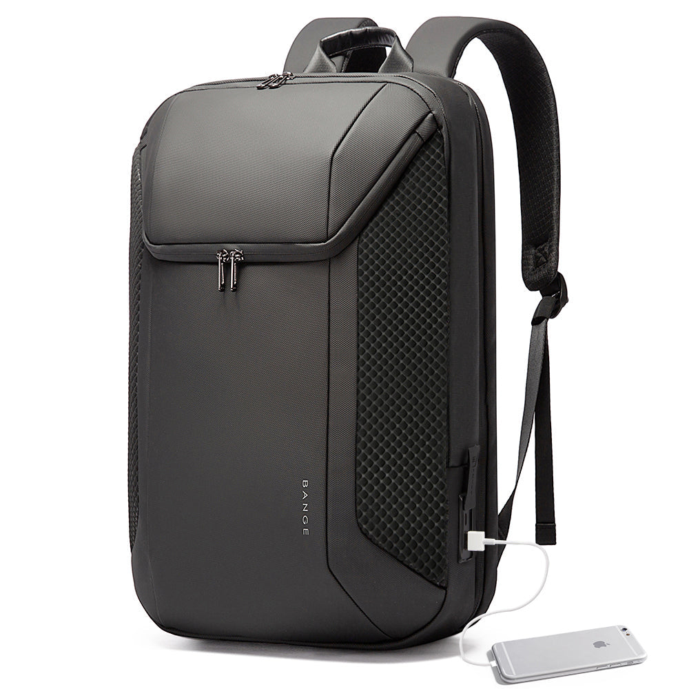 BANGE Smart Business Laptop-Rucksack, wasserdicht, für 15,6-17,3 Zoll Laptops mit 3.0 USB-Ladeanschluss für Männer und Frauen 0