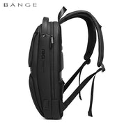 BANGE modischer, schlanker, wasserdichter Laptop-Rucksack für Männer, passend für 15,6 Zoll 2