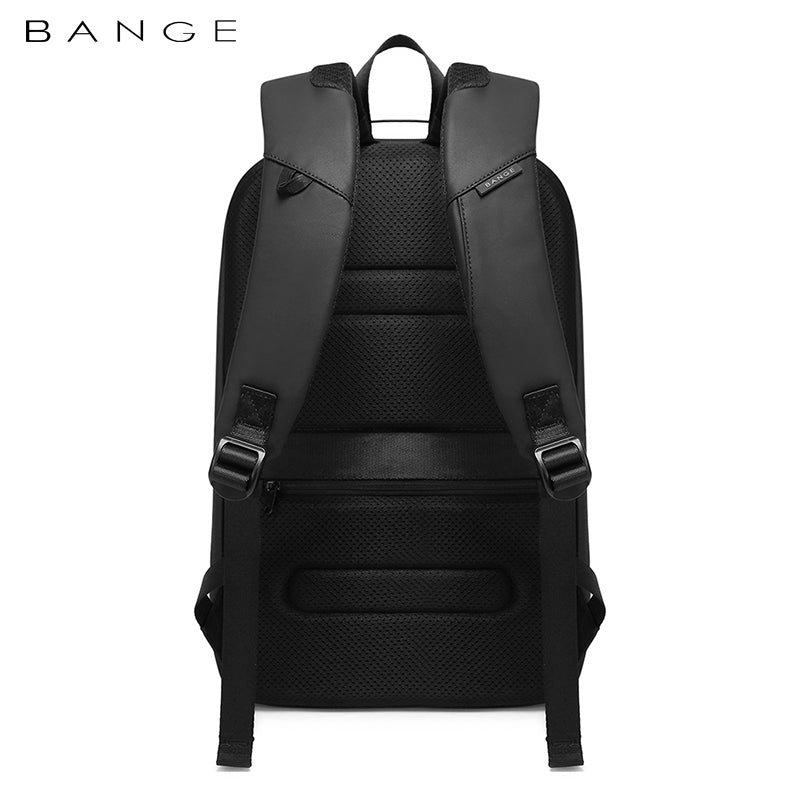 BANGE modischer, schlanker, wasserdichter Laptop-Rucksack für Männer, passend für 15,6 Zoll 3