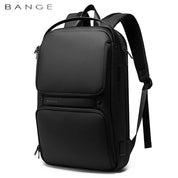 BANGE modischer, schlanker, wasserdichter Laptop-Rucksack für Männer, passend für 15,6 Zoll 4