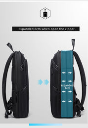 Bange Laptop-Rucksack 15 Zoll Super Slim Extension Herren Anti-Diebstahl-Rucksack 6