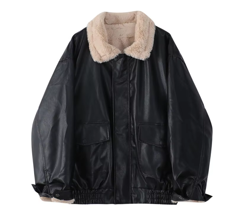 Clarence | Stilvolle Lederjacke mit Kuscheligem Kragen für Damen