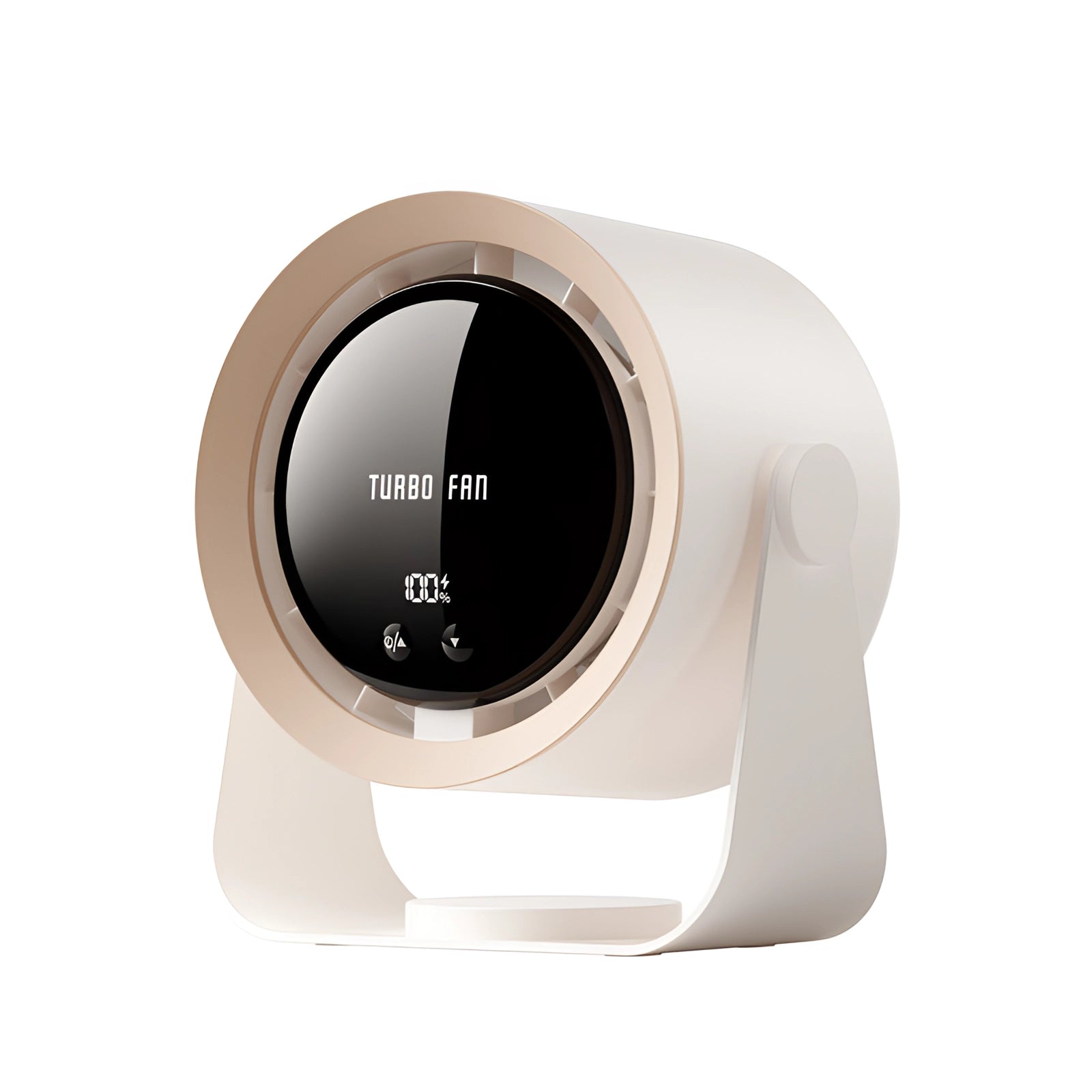 Bladeless Turbo -Lüfter mit LED -Display - kompakte, ruhige Kühllösung für Schlafzimmer und Wohnzimmer 0