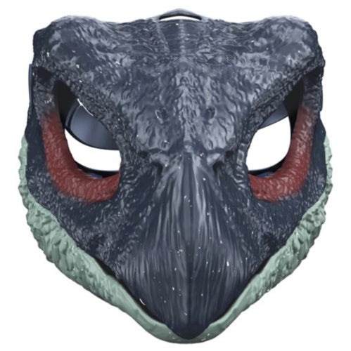 Blaue Dinosaurier-Kopfbedeckung, Sicheldrache mit Klauenmaske 0