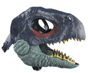 Blaue Dinosaurier-Kopfbedeckung, Sicheldrache mit Klauenmaske 2