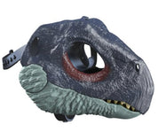 Blaue Dinosaurier-Kopfbedeckung, Sicheldrache mit Klauenmaske 4