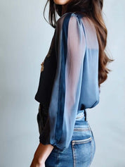 Boho Chic Bluse mit Blumenmuster 8