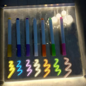 BrightScribe | LED-Memotafel mit 7-Farben-Marker für Zuhause und Büro 2