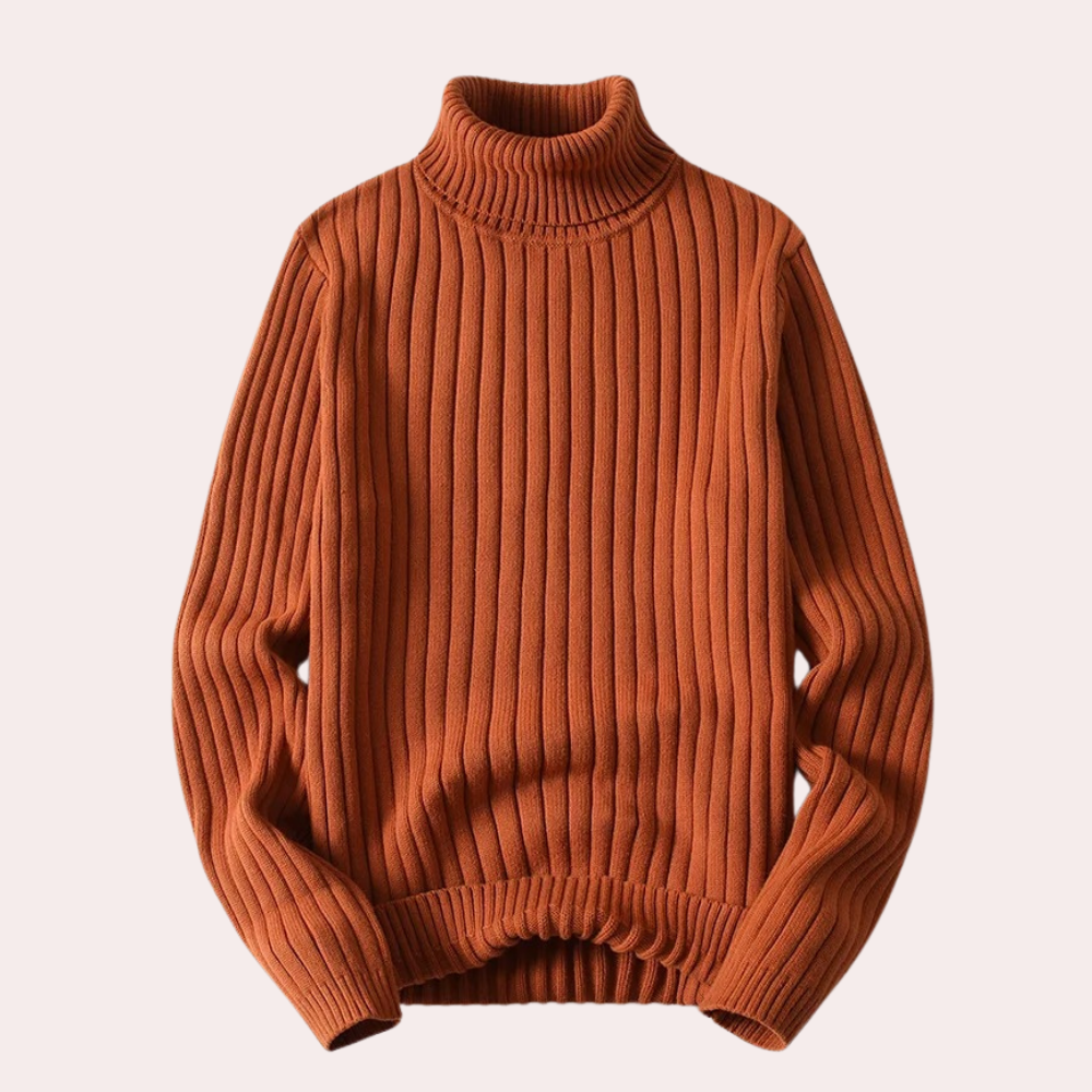 Agnes | Elegant och bekväm damtröja med polokrage för vintern