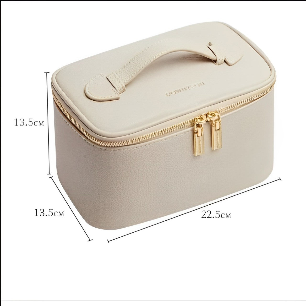 Dalia | Damen Deluxe Leder Reise Kosmetiktasche