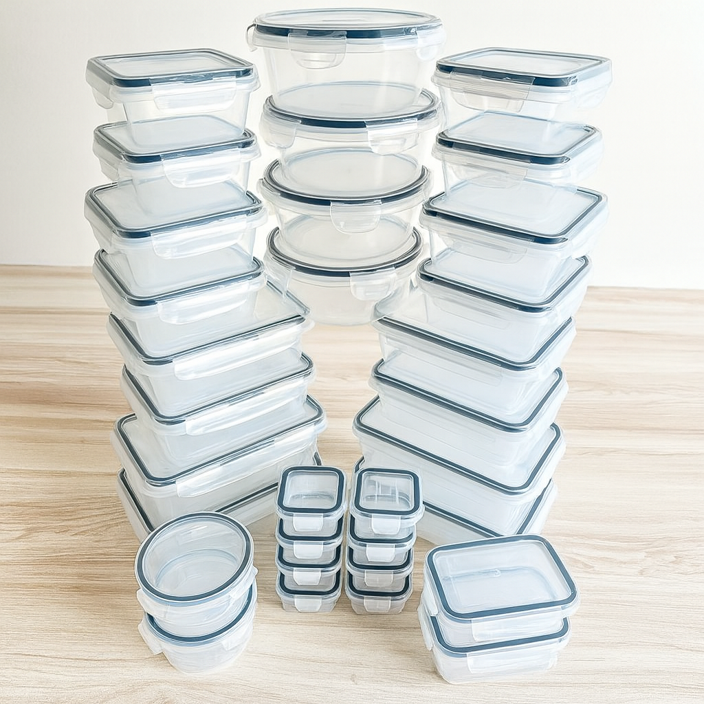 34-teiliges Set Frischhaltedosen mit Deckel