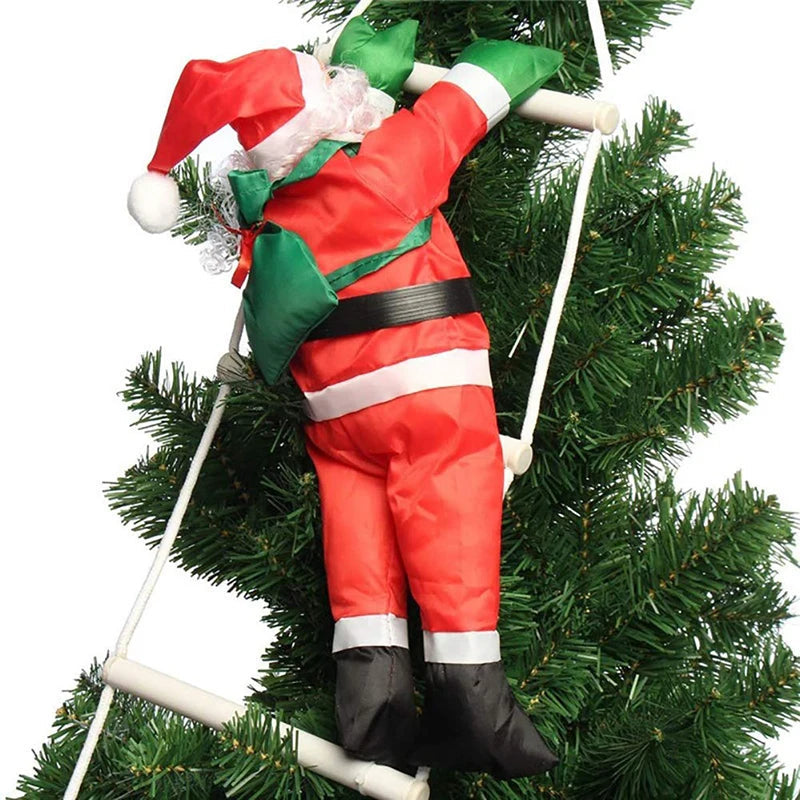 ClimbingChristmas | Anhänger-Weihnachtsmann-Ornament für den Weihnachtsbaum 3