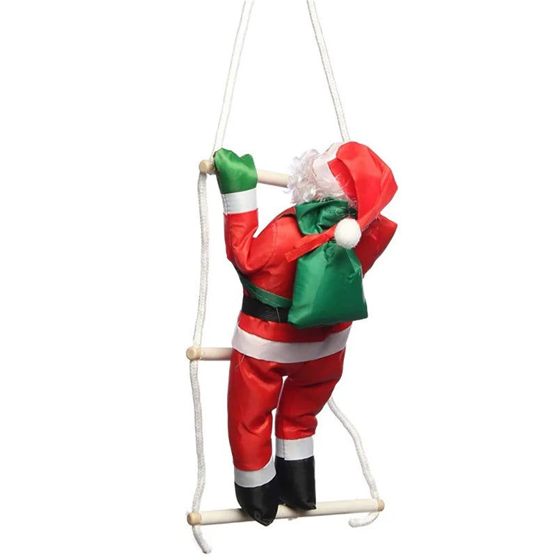 ClimbingChristmas | Anhänger-Weihnachtsmann-Ornament für den Weihnachtsbaum 5