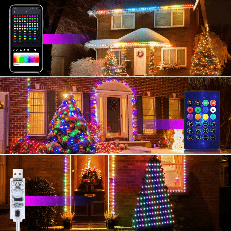 ColorShine – RGBIC-LED-Streifenbeleuchtung für Weihnachtsfeiern und Räume 1