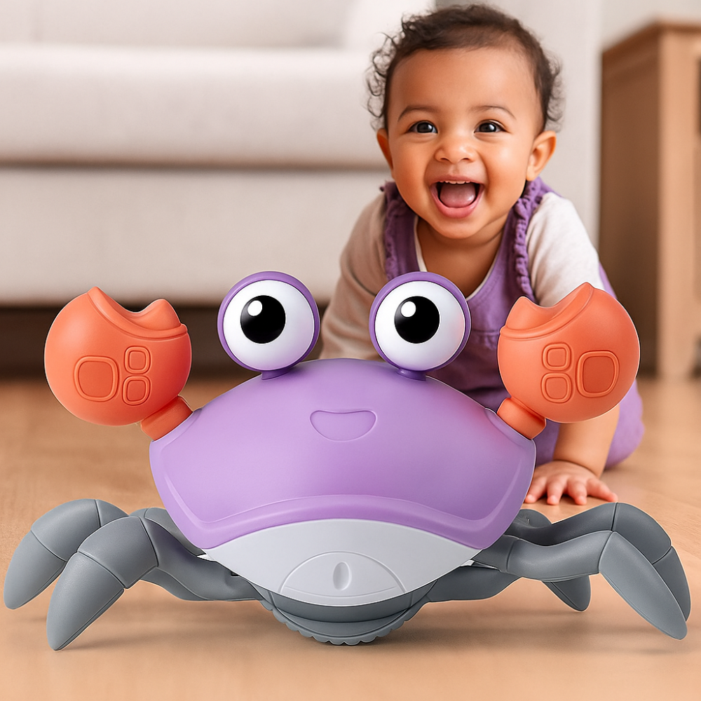 CrustaceanJoy | Krabbenbaby-Spielzeug mit Musik und bunten Lichtern 11