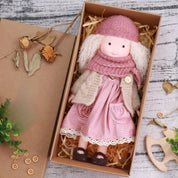 CuddlyCharm | Plüsch-Anziehpuppe mit Accessoires Geschenkset 0