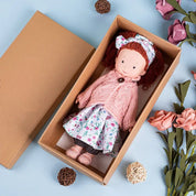 CuddlyCharm | Plüsch-Anziehpuppe mit Accessoires Geschenkset 10