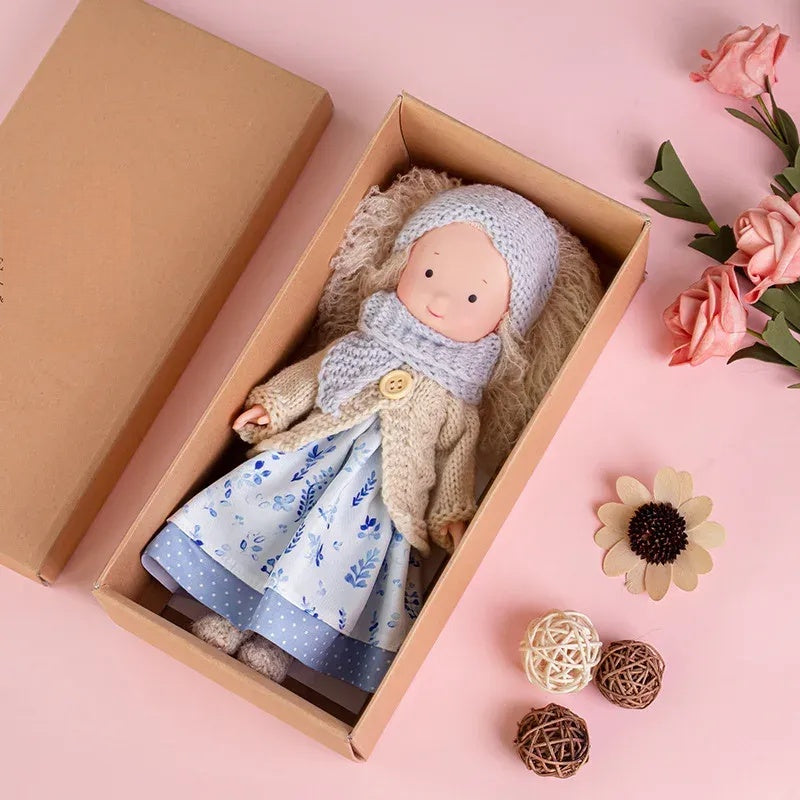 CuddlyCharm | Plüsch-Anziehpuppe mit Accessoires Geschenkset 7
