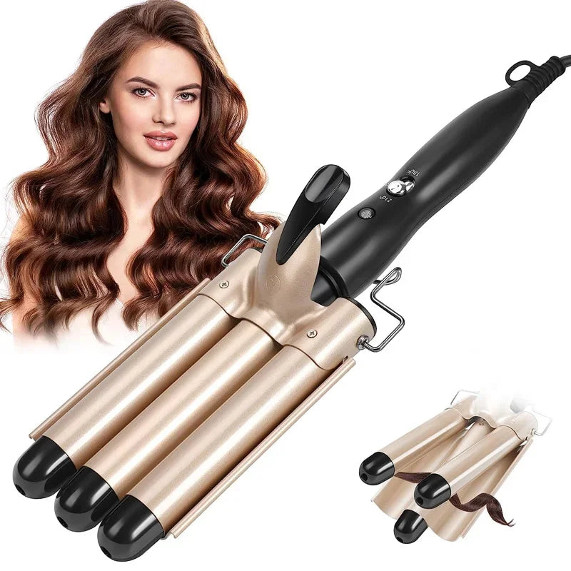 Curlflex - Dreier Barrel Keramik Haarrechler 2