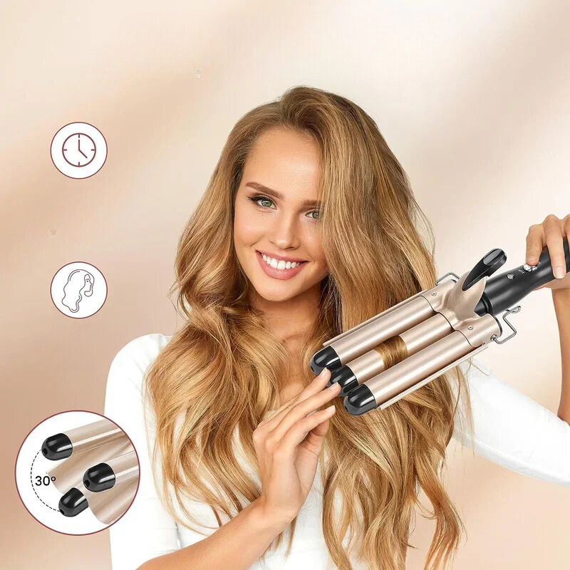 Curlflex - Dreier Barrel Keramik Haarrechler 4