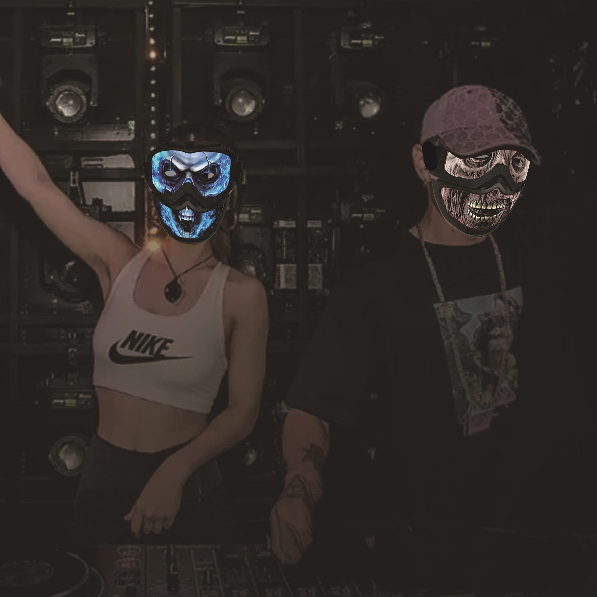 DSM Coole Oster-LED-Bar, kreative Atmosphäre, Jubel-Leuchtmaske 4