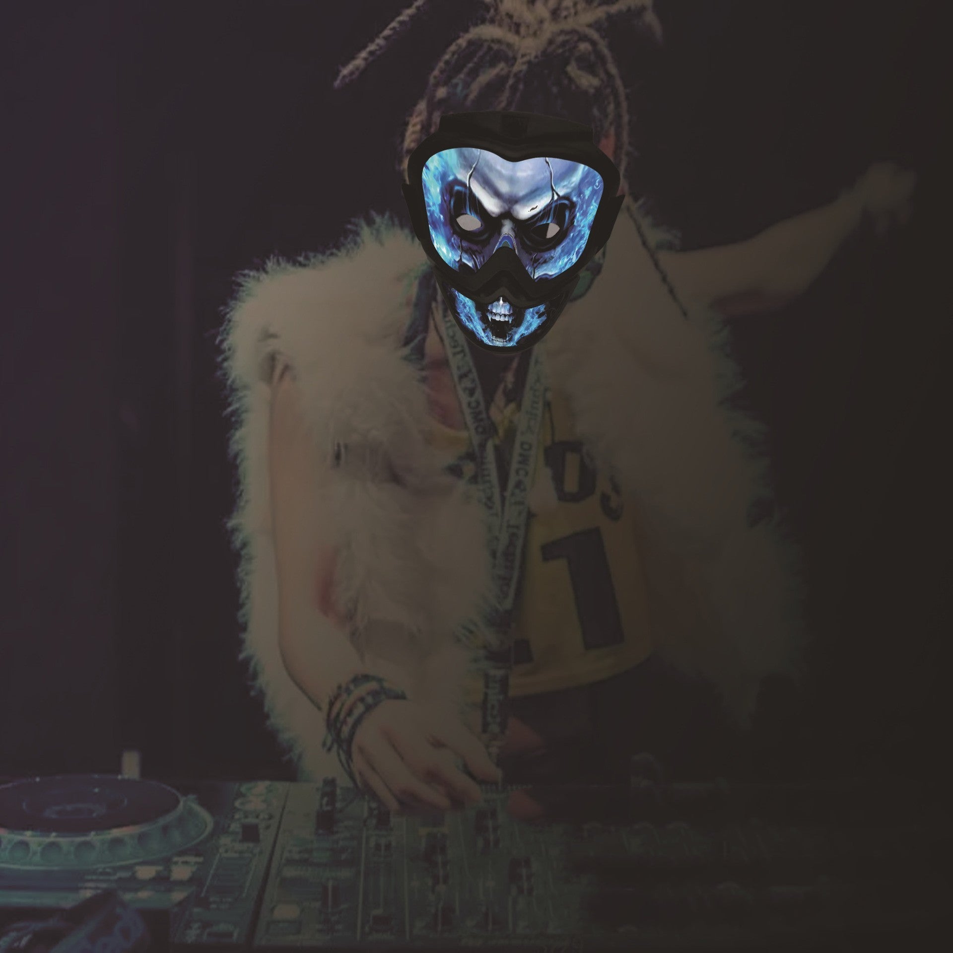 DSM Coole Oster-LED-Bar, kreative Atmosphäre, Jubel-Leuchtmaske 5