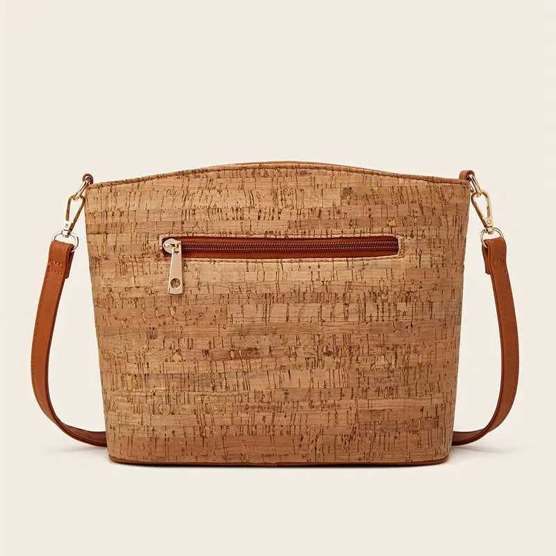 Damen-Schultertasche im Ethno-Stil aus PU-Leder 1