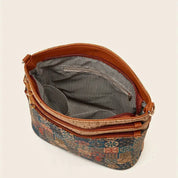 Damen-Schultertasche im Ethno-Stil aus PU-Leder 5