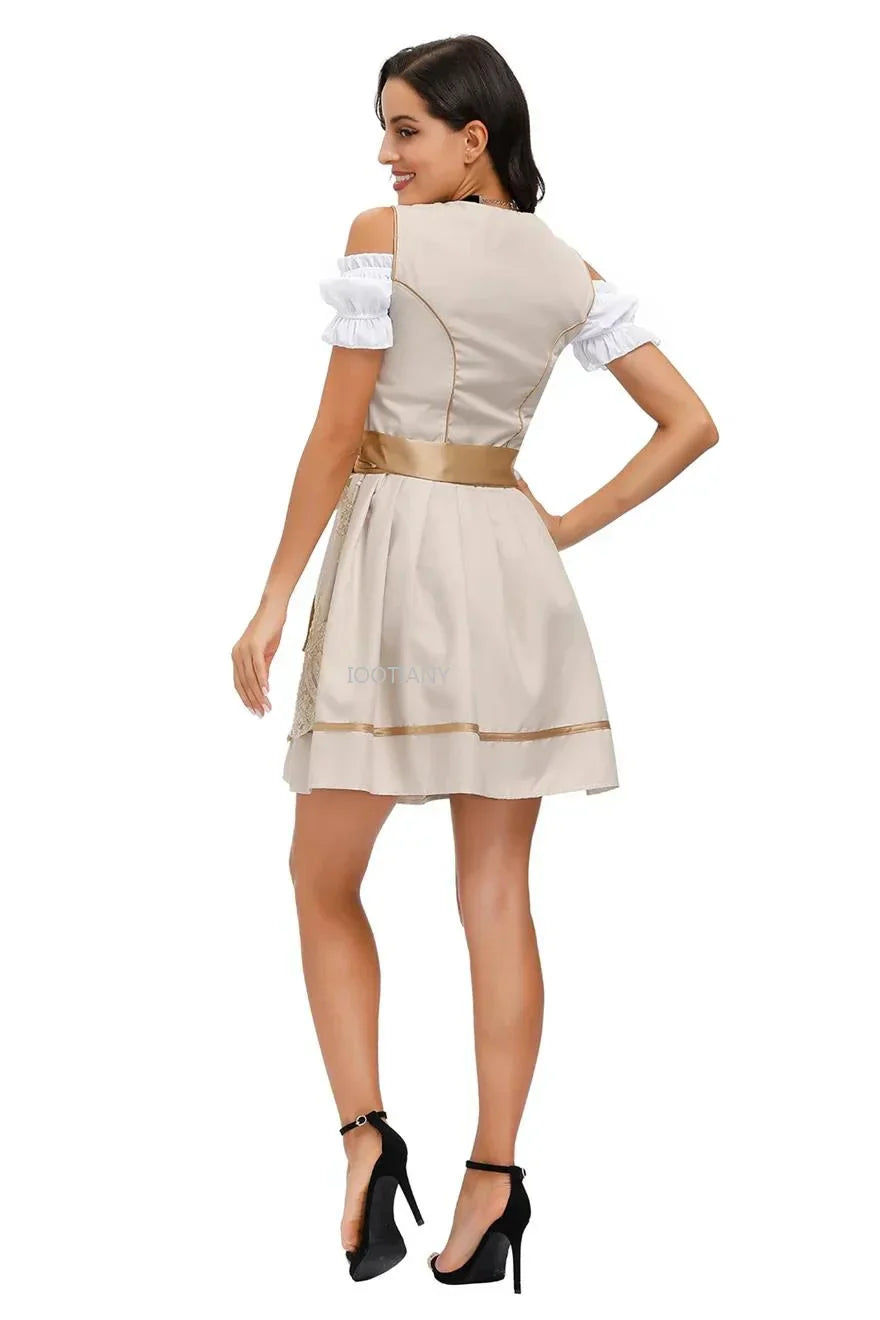 Damen Bayerisches Oktoberfest Dirndl Kleid 1