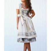 Damen Elegante Oktoberfest Dirndl Kleid 0
