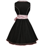 Damen Elegante Rosa Oktoberfest Dirndl Kleid 3