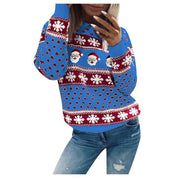 Damen Festlicher Weihnachtspullover Warm Hochwertiges Material 4