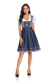 Damen Klassisch Oktoberfest Dirndl Kleid 3