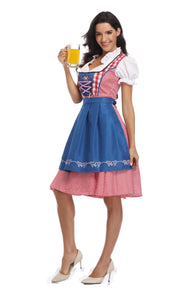 Damen Klassisch Oktoberfest Dirndl Kleid 4