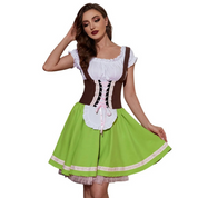 Damen Klassisches Deutsches Oktoberfest Dirndl Kleid 2