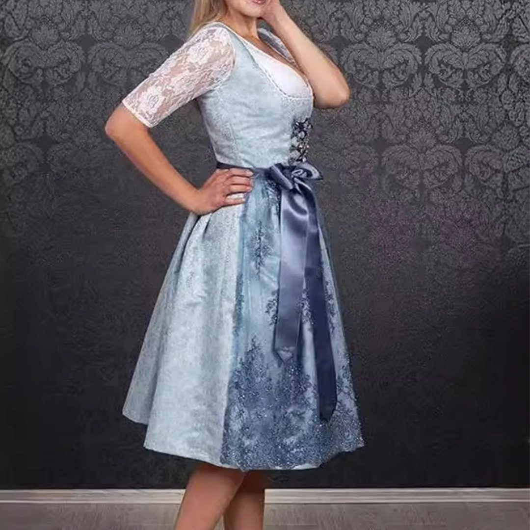 Damen Klassisches Oktoberfest Dirndl Kleid 1