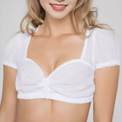 Damen Kurze Ärmel Oktoberfest Dirndl Bluse 0